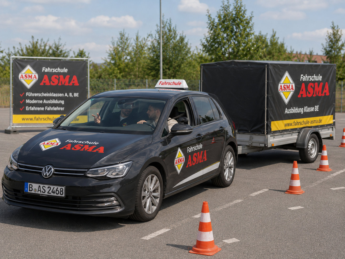 Praxis bei Fahrschule ASMA Mariendorf