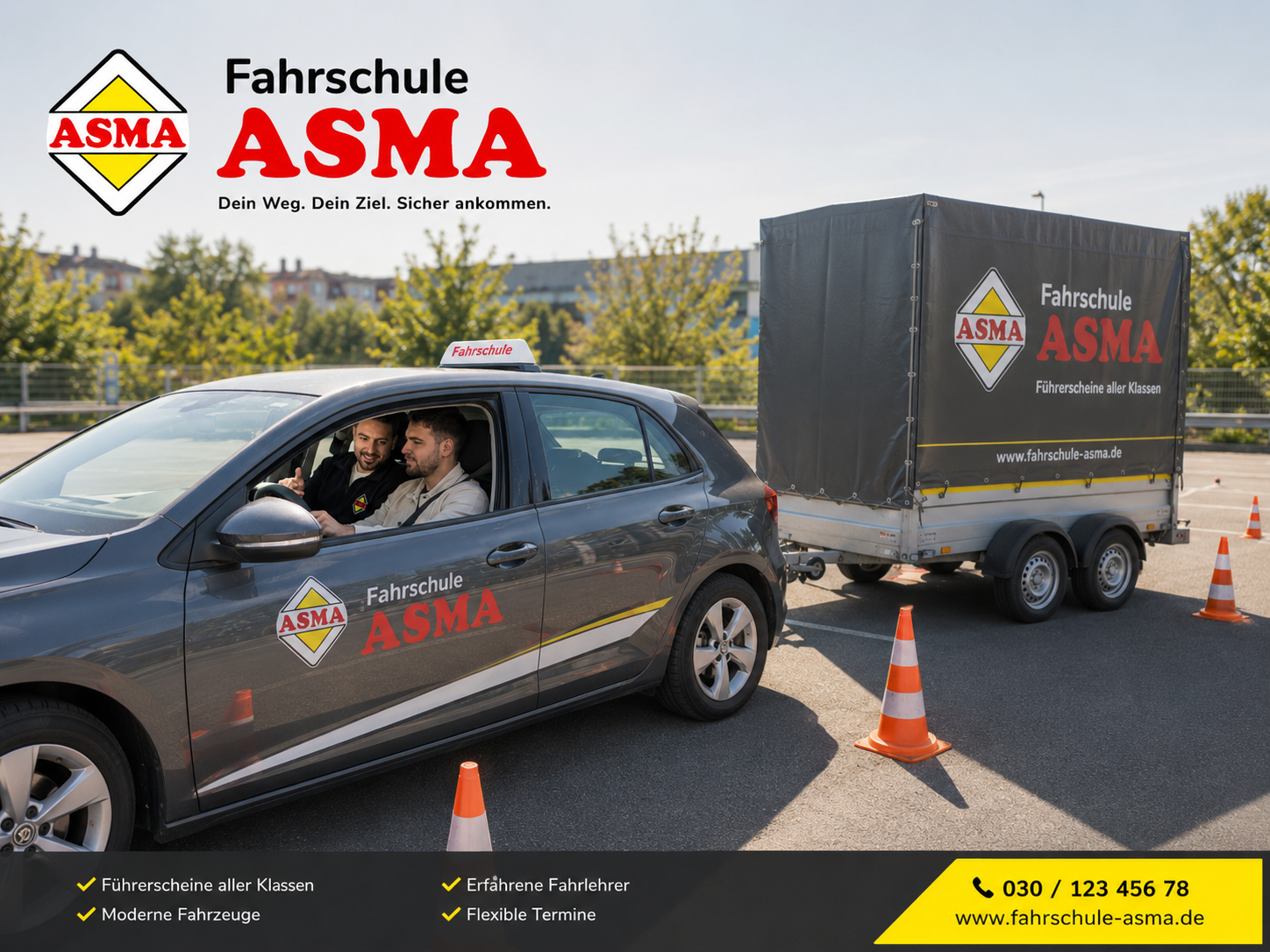 B96 Erweiterung bei Fahrschule ASMA